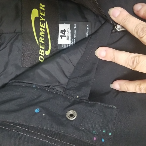 Obermeyer juniors 14 black ski snowboard pants - Picture 14 of 14